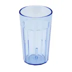 image of Cambro NT10401 Newport Tumbler, 10 oz Fluted Slate Blue Plastic, 2‑13/16" Diameter, Dishwasher‑Safe