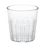 image of Cambro NT9152 Newport Tumbler - 9.3 oz Clear Fluted SAN Plastic 3-1/4" Top Diameter Dishwasher Safe