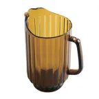 image of Cambro P600CW153 Camwear 60‑Oz Plastic Pitcher, 6‑3/4" Dia x 8" H, Clear Polycarbonate