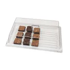 image of Cambro RD1220CW135 Display Cover Lift‑Off Handles 21‑7/8" W x 14‑1/8" D x 5‑7/8" H Fits 12" x 20" Tray