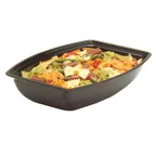 image of Cambro RSB1014CW110 5 Qt Rectangular Polycarbonate Bowl, 10.75" x 14.56" Black, NSF Certified
