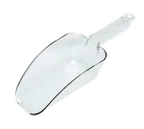 image of Cambro SCP24CW135 Camwear Scoop – 24 oz Clear Polycarbonate Scoop, Flat‑Bottom, NSF