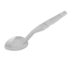image of Cambro SPO11CW148 - 11" Deli Spoon, White Poly, Notch Back, Hang Hole, NSF
