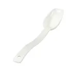 image of Cambro SPO8CW148 - 8" White Polycarbonate Salad Spoon, 1/2 oz Capacity, Hanging Hole, NSF