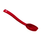 image of Cambro SPO8CW404 - 8" Red Polycarbonate Salad Spoon 1/2 Oz Hang Hole NSF Made in USA