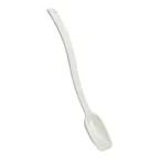 image of Cambro SPOP10CW148 Salad Bar Spoon –10"Plastic,3/4 oz, White, Hanging Hole, Dishwasher Safe, NSF