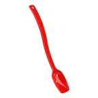 image of Cambro SPOP10CW404 Salad Spoon – 10", 3/4 oz, Red Polycarbonate, Hanging Hole, NSF, Dishwasher Safe