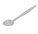 image of Cambro SPOP13CW148 - 13" Perforated Deli Spoon, White PC Hanging Hole, Dishwasher Safe NSF