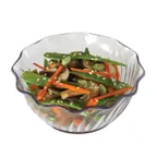image of Cambro SRB13148 Swirl Bowl - 13-Oz White SAN Plastic, 5-Inch Diameter, Break-Resistant - 24/Case