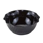 image of Cambro SRB13CW110 Swirl Bowl – 13 oz (5" Dia) Polycarbonate Black, 12‑15 oz Capacity – 24/Case
