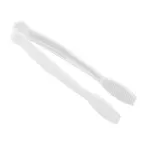 image of Cambro TG6148 - Plastic Serving Tongs, 6" White, Heat-Resistant -40°F to 212°F, Dishwasher Safe, NSF