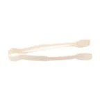image of Cambro TG9148 - Lugano Plastic Serving Tongs 9" White Heat-Resist -40°F-212°F NSF Dish-Safe USA