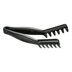image of Cambro TGA8110 Lugano Tongs, 8¼" Angled Black, Heat‑Resist –40°F to 212°F, Dishwasher Safe, NSF