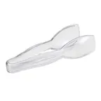 image of Cambro TGG6135 Lugano Serving Tongs, 6-9/16" Clear PC, 3‑6" -40°F to 210°F, Dishwasher Safe, NSF
