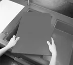 image of Cambro WCR1220191 Full‑Size Food Well Cover, 13" x 21" Granite Gray Flat Plastic Lid