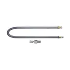 image of Dormont W37BP2Q72 Hi-Psi® Water Connector Hose, 3/8" Dia. x 72" L / Covered with S. Steel Braid 