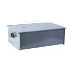 image of Dormont WD-50-L Watts Low Profile Grease Interceptor, 4" Inlet/Outlet - 100 lbs Capacity / 50 GPM