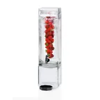 image of Cal-Mil 1112-3INF Beverage Dispenser, 3‑Gallon Glass Infusion Chamber, BPA‑Free, 7x9‑¼x26 in