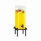 image of Cal-Mil 1132-5-13 Dispenser, 5‑Gallon, 11.75"W x 18"D x 29"H, Acrylic/Metal Base, Ice/Drip Tray