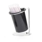 image of Cal-Mil 1226-39-SOLID Wire Cutlery Holder, 6x6x6, Single Compartment, Silver Iron Ring
