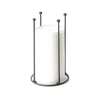 image of Cal-Mil 1239 Cup & Lid Dispenser Stand 4.25" W x 8.25" H Fits Cups/Lids ≤4" Dia Black Wire BPA‑Free