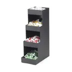 image of Cal-Mil 1261 Classic Condiment Display, 6.5"W X 12"D X 20.5"H, 4-Tier (4) Compartments