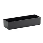 image of Cal-Mil 1396-13M - Rectangular Melamine Salad Crock, 5" W x 15" D x 3" H, Black, Cater Choice Box