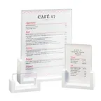 image of Cal-Mil 1510-32-15 Menu/Card Holder, 3.5"W X 2"H, U-Frame, Acrylic Insert