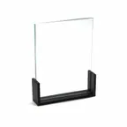 image of Cal-Mil 1510-811 Menu/Card Holder, 8.5"W X 11"H, U-Frame, Acrylic Insert