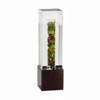 image of Cal-Mil 1527-1-52 Beverage Dispenser, 1.5-Gallon, 8.25W x 9.75D x 17.75H, Acrylic Wood Base BPA-Free
