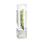 image of Cal-Mil 1602-3INF-55 Dispenser, 3‑Gal, 7.5"W x 9.5"D x 25.75"H, Plastic, Steel Base Spigot, BPA‑Free