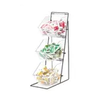 image of Cal-Mil 1709 Condiment Organizer, 6.5"W X 12"D X 20.5"H, 3-Tier, Vertical