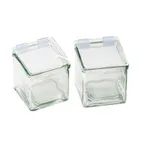 image of Cal-Mil 1811 Lid, Solid, Plastic Hinge, Clear