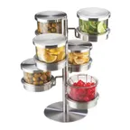 image of Cal-Mil 1858-4-55 Mixology Jar Display Set, 14"W X 11"D X 11.25"H, 6-Tier