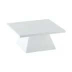 image of Cal-Mil 1917-1-15 Pedestal Riser, 9.5"W X 9.5"D X 4.75"H, Square, Acrylic