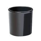 image of Cal-Mil 1950-64-13 Round Melamine Salad Crock, 2 Qt (64 oz), 6-3/4" Dia x 6-1/4" H, Black