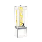 image of Cal-Mil 2016INF-74 Uninsulated Dispenser, 3‑Gallon, 8W x 10D x 24H, Poly Tank, Infusion & Drip Tray