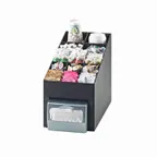 image of Cal-Mil 2042 Classic Condiment Organizer, 10"W X 17.25" X 14.75"H (6) Compartment, Accommodates Up To 4" Dia. Cups/Lids