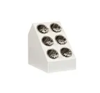 image of Cal-Mil 2049-15 Classic Black Cylinder Vertical Flatware / Condiment Display