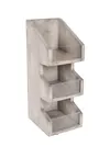 image of Cal-Mil 2053-110 Aspen Condiment Holder, 7" X 6" X 16"H (3) Tier, Clear Acrylic