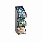 image of Cal-Mil 2053 Classic Condiment Organizer/Display, 5.25"W X 6.75"D X 16"H, 3-Tier Bins, Single Tower