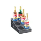 image of Cal-Mil 2056 Classic Condiment Bottle Organizer, 8.5"W X 14.75"D X 6.25"H, 3-Tiers, Slanted