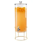 image of Cal-Mil 22005-5-46 5‑Gallon Beverage Dispenser, Acrylic Bowl, Wire Base, BPA‑Free, 10x12½x32 in