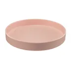 image of Cal-Mil 22017-10-108 Hudson Plate, 10" Dia. Round Melamine Blush Serving Tray