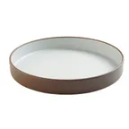 image of Cal-Mil 22017-10-89 Hudson Plate, 10" Dia., Round, Melamine, Two Tone
