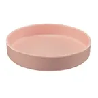 image of Cal-Mil 22017-8-108 Hudson Plate, 8.25 Dia. Round Melamine Blush Serving Tray