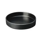 image of Cal-Mil 22017-8-13 Hudson Plate, 8.25" Dia., Round, Stackable, Melamine, Black