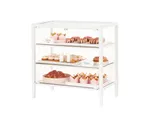 image of Cal-Mil 22023-26-15 Display Riser, 26.25"W x 14"D x 26"H, White Metal 20‑29"W 17"+H 10‑19"D 3‑4Steps