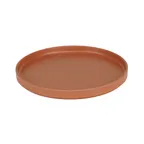 image of Cal-Mil 22026-10-109 Hudson Plate, 10-1/4" Dia. X 1"H, Round, Low Rim