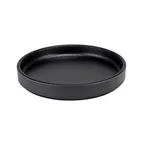 image of Cal-Mil 22026-8-13 Hudson Round Plate, 8-1/4" Dia x 1" H, Low Rim, Black Melamine